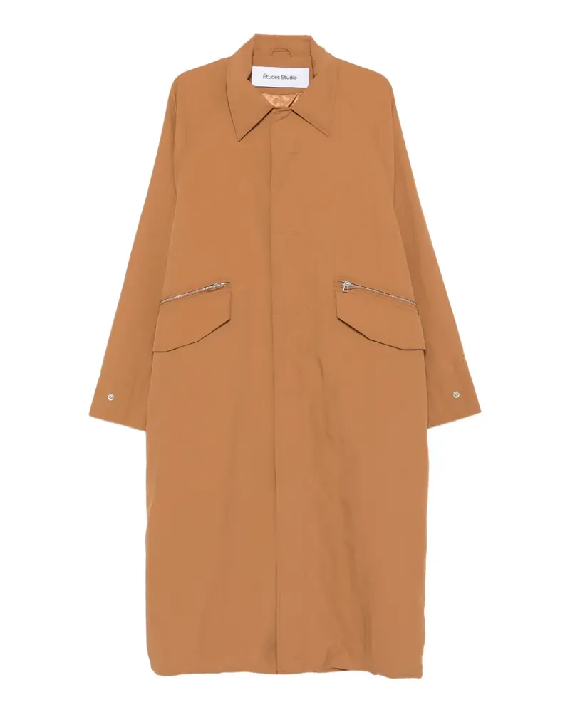 Études Studio zip pocket overcoat - Braun Braun