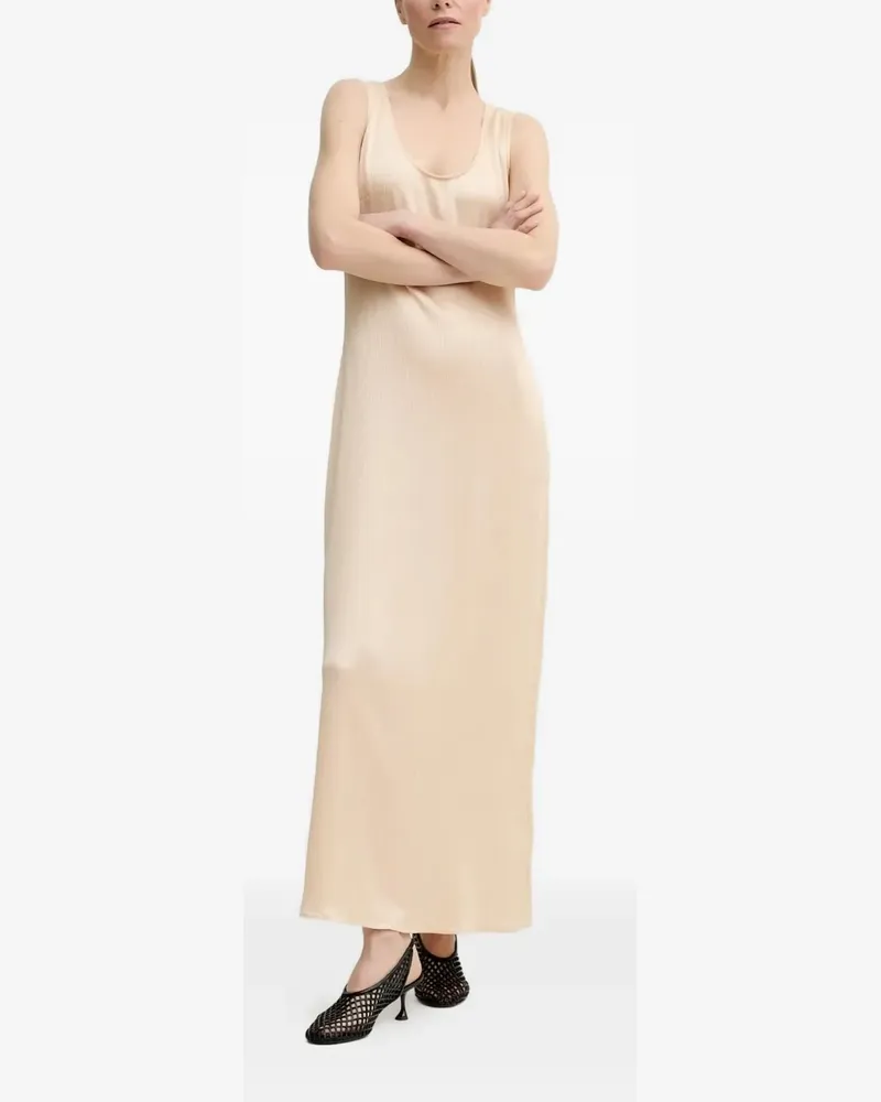 REMAIN Maxikleid mit Falten - Nude Nude