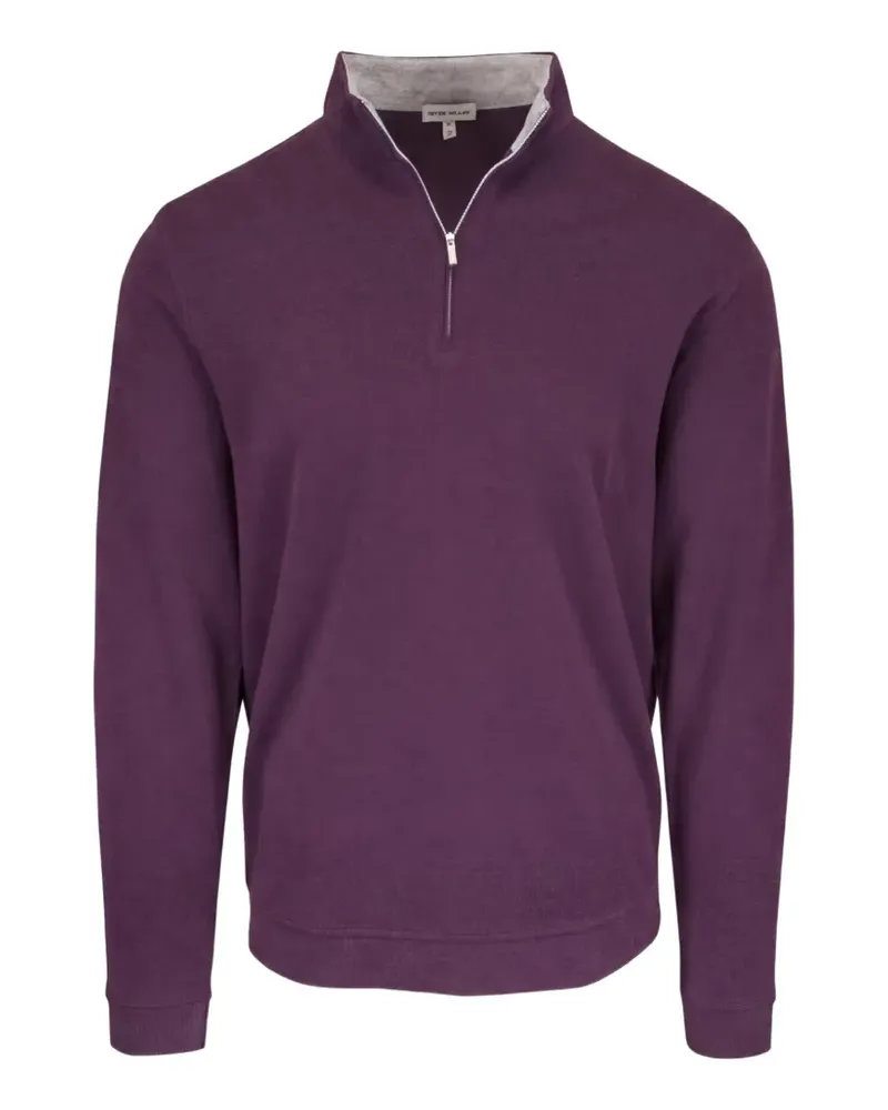 Peter Millar Pullover mit kurzem Reißverschluss - Violett Violett