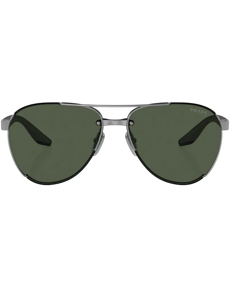 Prada Linea Rossa Sonnenbrille - Silber Silber