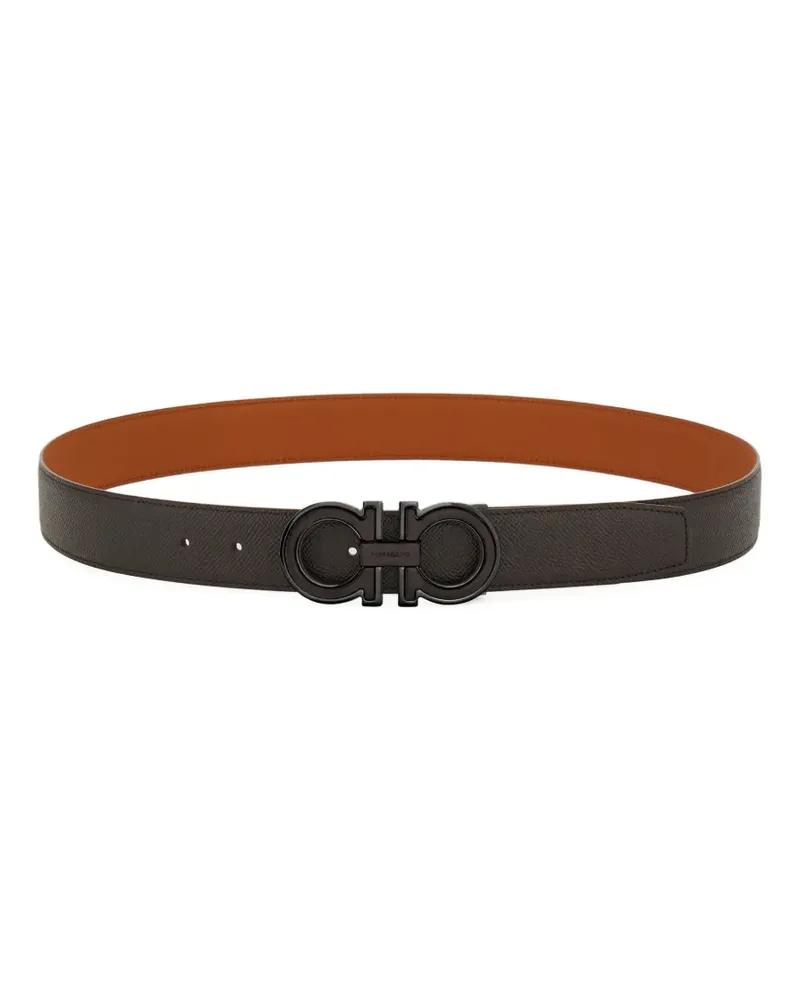 Ferragamo gancini reversible belt - Braun Braun
