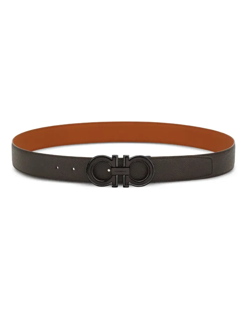 Ferragamo Wendbarer Gürtel mit Gancini-Schnalle - Braun Braun