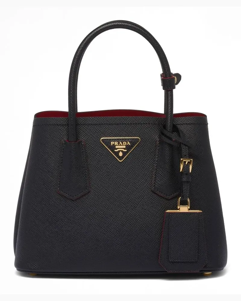 Prada Double Mini-Tasche - Schwarz Schwarz