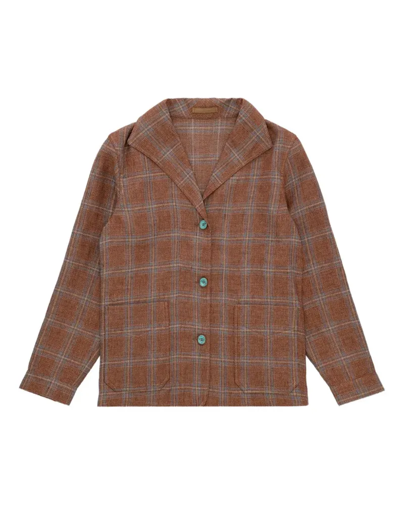 Fortela Scotland Jacke mit Karomuster - Braun Braun