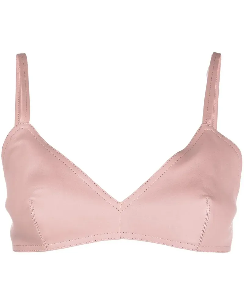 THE MANNEI Sierra Cropped-Top - Rosa Rosa