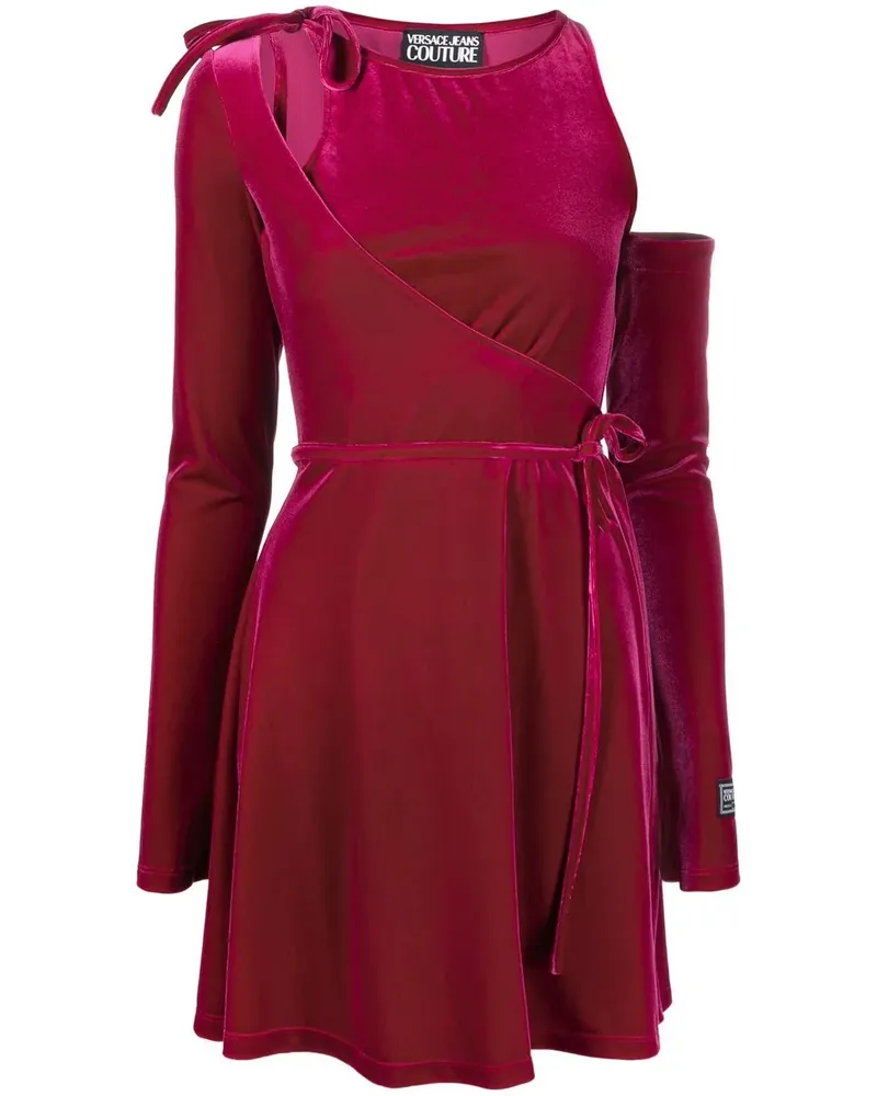 Versace Jeans Maxikleid mit Cut-Outs - Violett Violett
