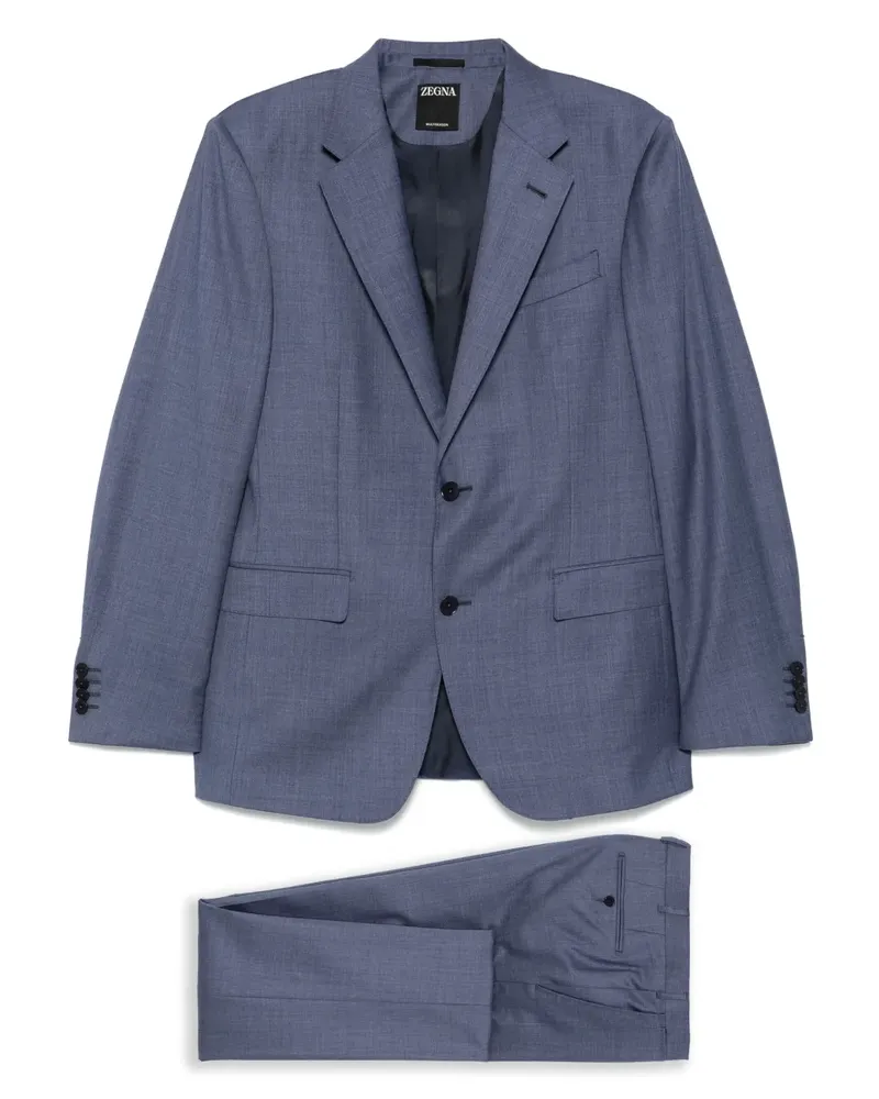 Ermenegildo Zegna Anzug aus Wolle - Blau Blau