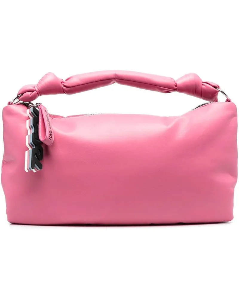 Karl Lagerfeld K/Knotted Schultertasche - Rosa Rosa