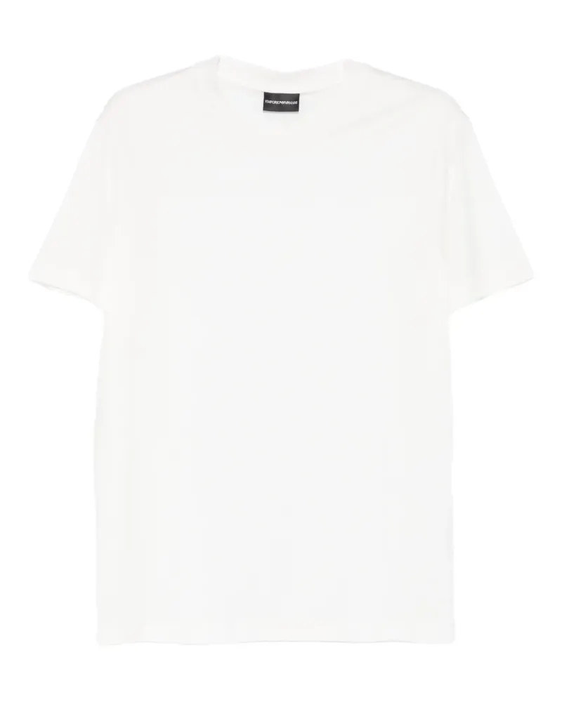 Emporio Armani T-Shirt mit rundem Ausschnitt - Weiß Weiß