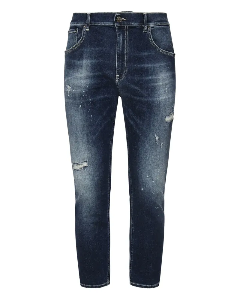 Dondup Jeans im Distressed-Look - Blau Blau