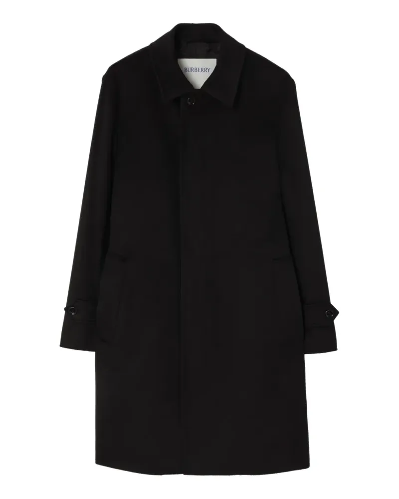 Burberry Midimantel aus Kaschmir - Schwarz Schwarz