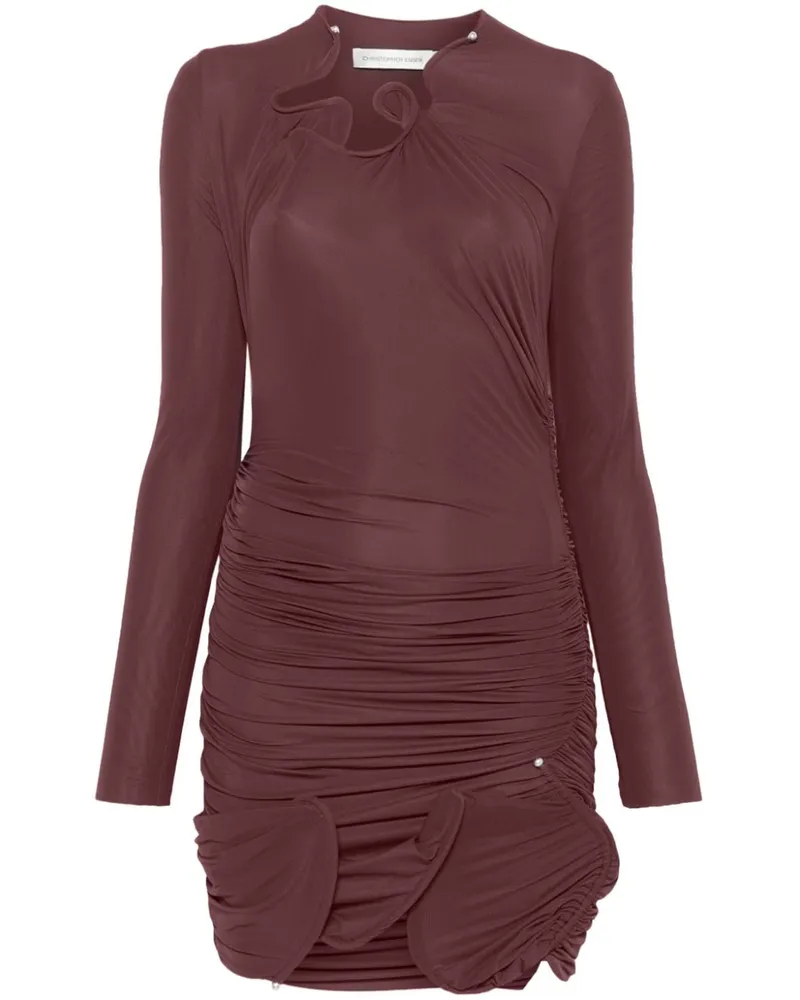 Christopher Esber Venus Looped Minikleid - Violett Violett