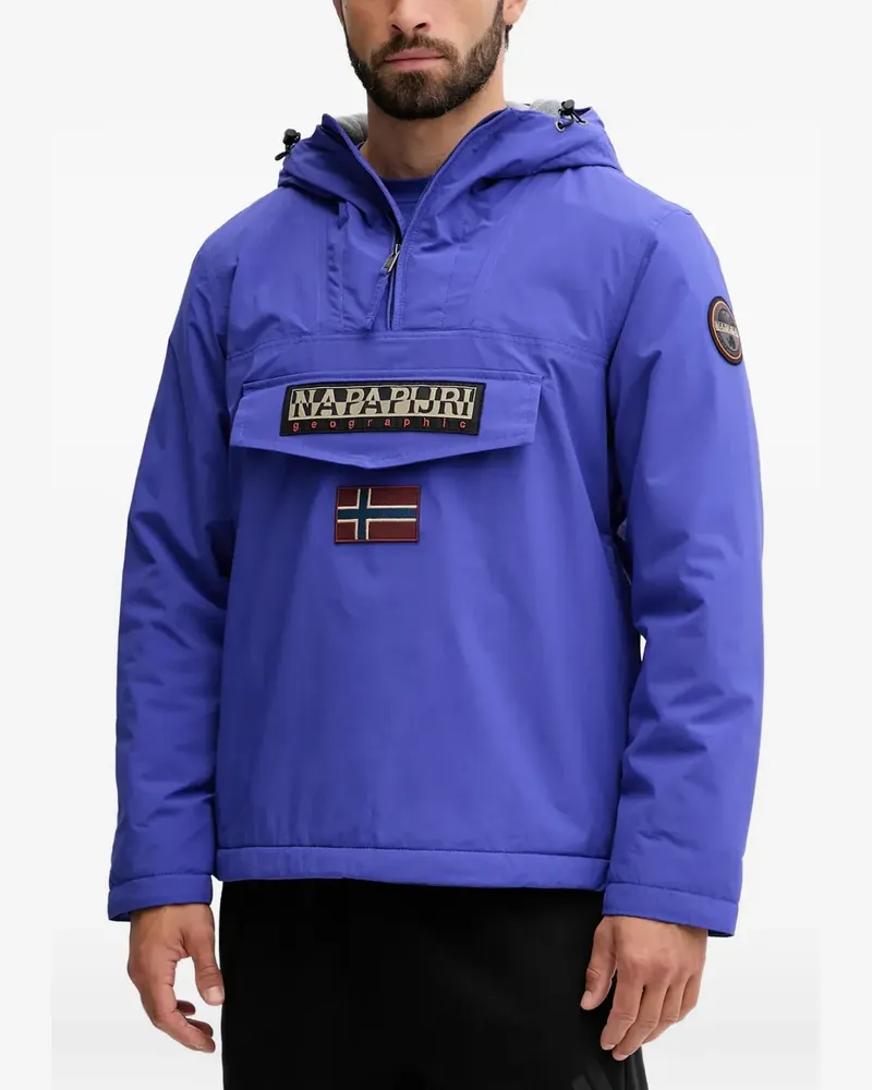 Napapijri rainforest hooded zip jacket - Blau Blau