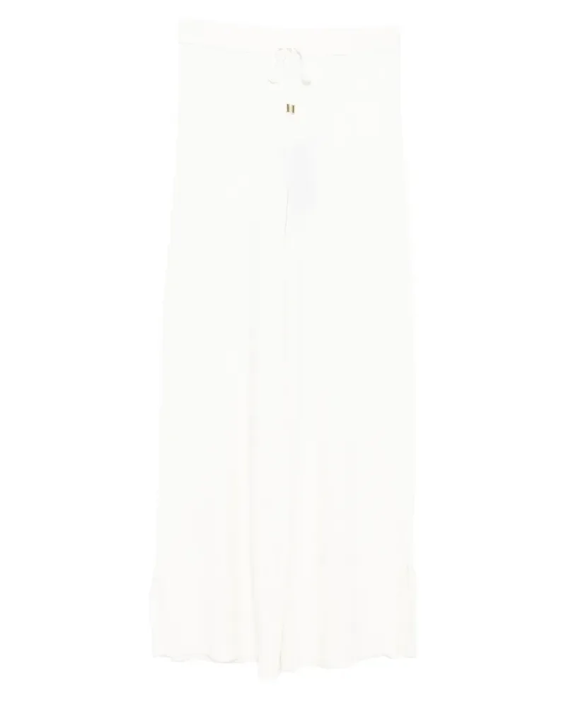 N.Peal Hose mit geradem Bein - Weiß Weiß