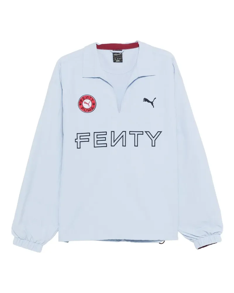 Puma Sweatshirt mit Logo-Applikation - Blau Blau