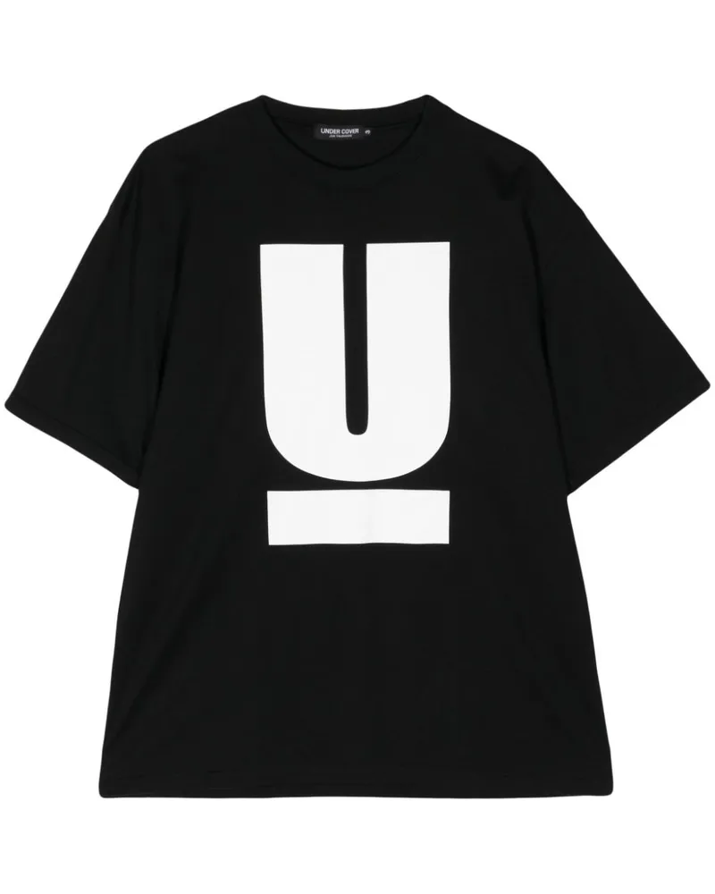 Undercover T-Shirt mit grafischem Print Schwarz