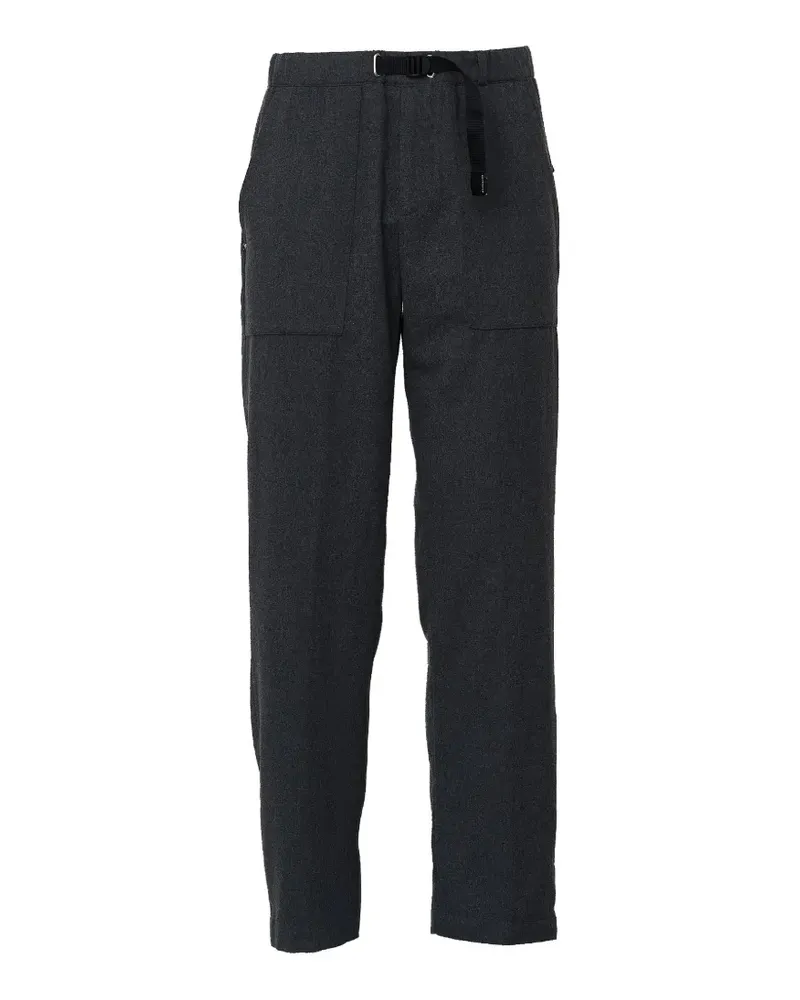 PLAN C Straight-Leg-Hose mit Gürtel - Grau Grau