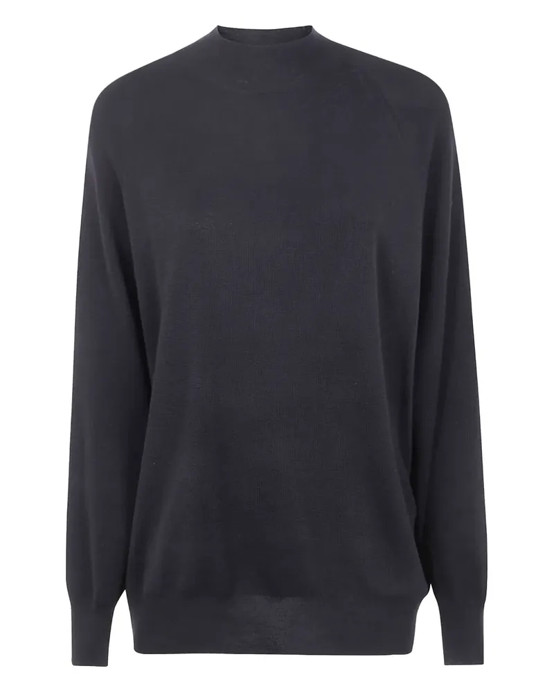 ASPESI Pullover mit Raglanärmeln - Schwarz Schwarz