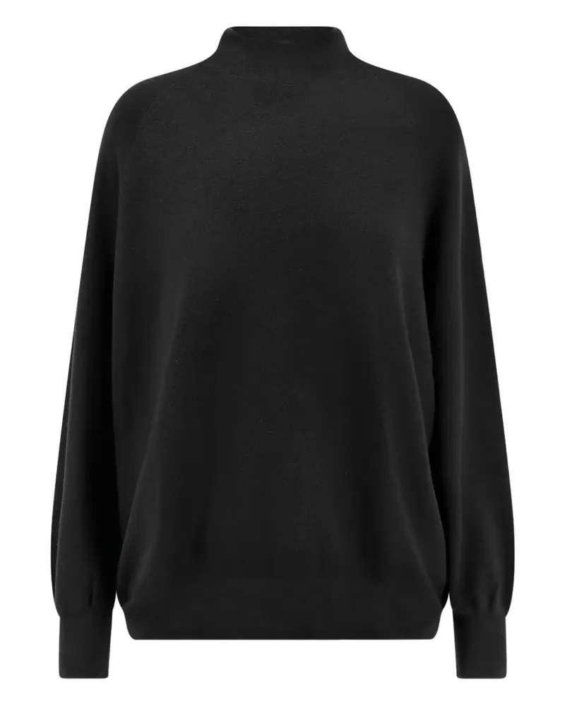 ASPESI Pullover mit Raglanärmeln - Schwarz Schwarz