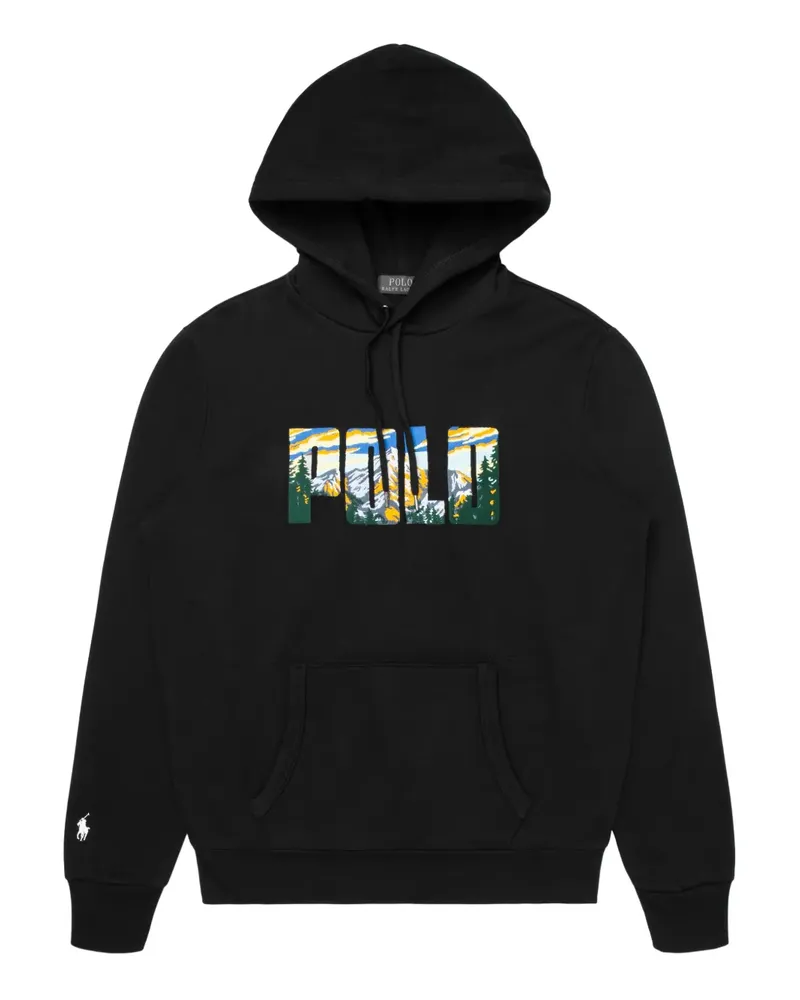 Ralph Lauren Hoodie mit Logo - Schwarz Schwarz