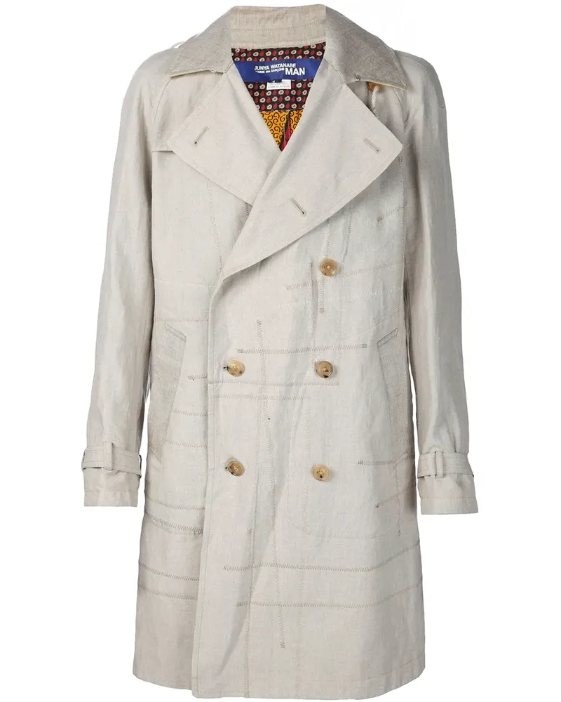 Junya Watanabe Trenchcoat mit Ziernähten - Nude Nude