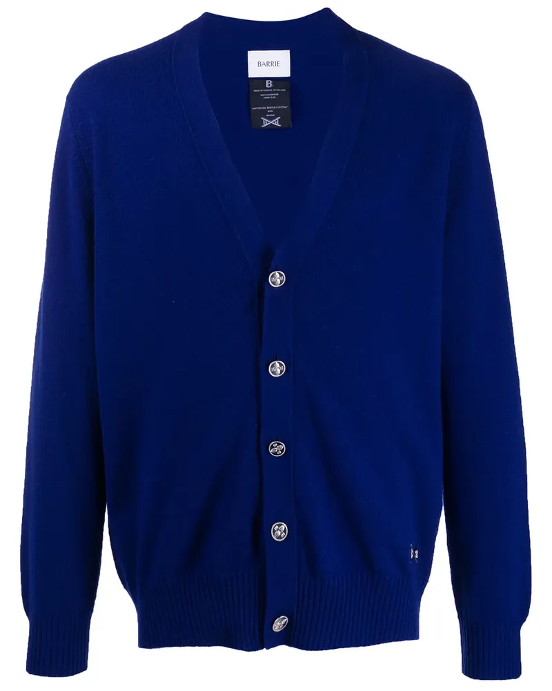 Barrie Cardigan mit V-Ausschnitt - Blau Blau