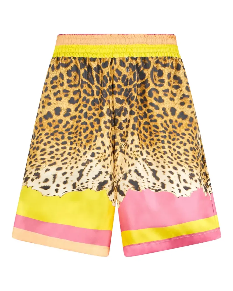 Roberto Cavalli Shorts mit Leopardenprint - Braun Braun