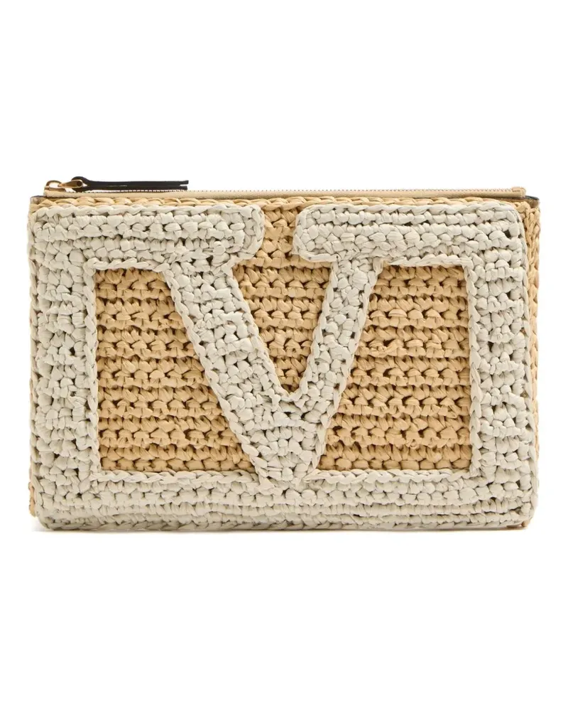Valentino Garavani Viva Superstar Clutch - Nude Nude