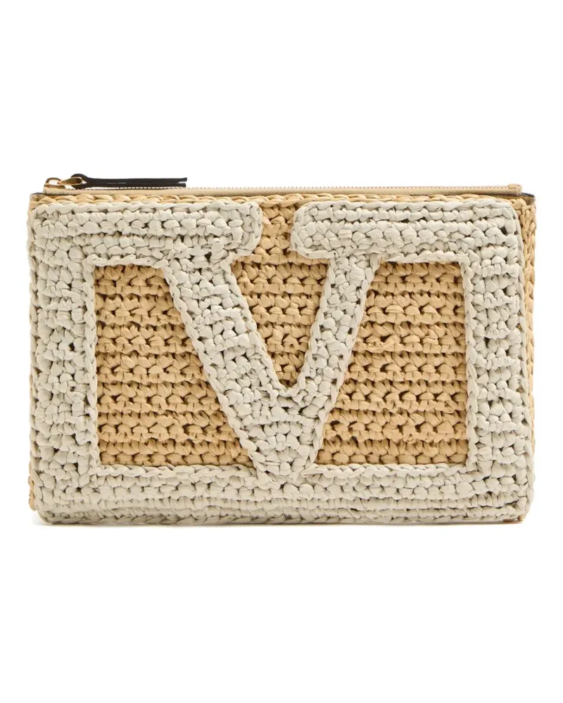 Valentino Garavani Viva Superstar Clutch - Nude Nude