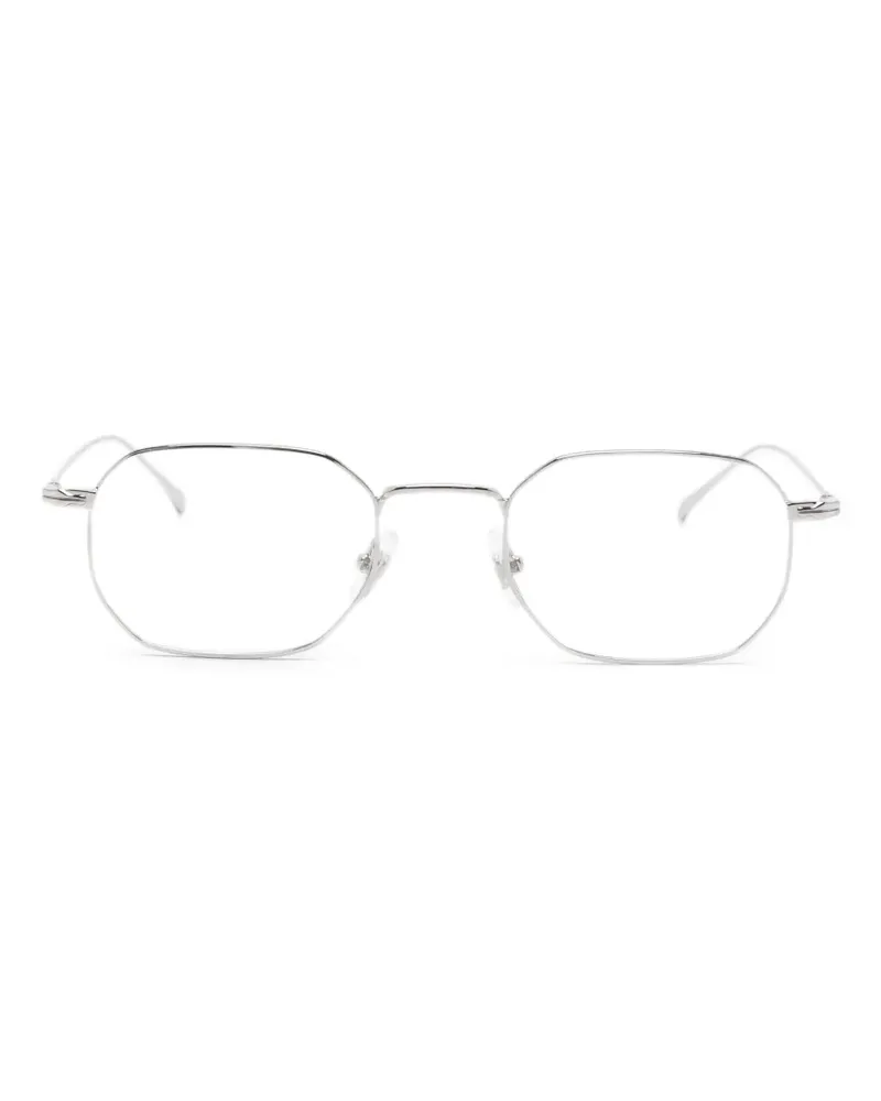 Montblanc Brille mit geometrischem Gestell - Grau Grau