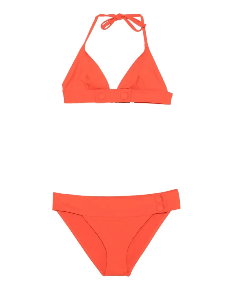 Eres button-embellished bikini - Orange Orange