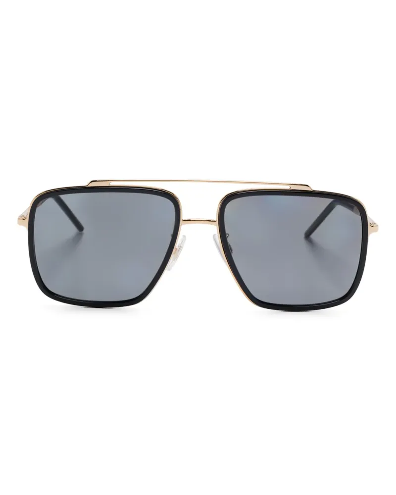 Dolce & Gabbana Getönte Pilotenbrille - Schwarz Schwarz