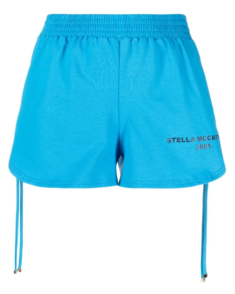 Stella McCartney Shorts mit Kordelzug - Blau Blau