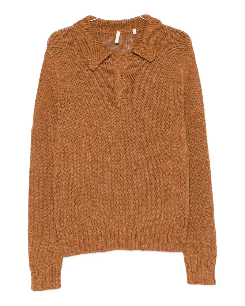 Sunflower half-button polo shirt - Braun Braun