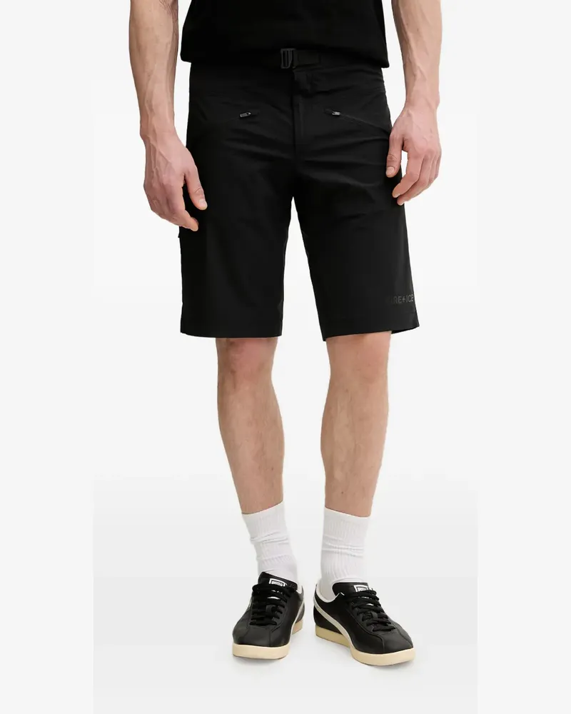 Bogner Fire & Ice Carter belted logo-print shorts - Schwarz Schwarz