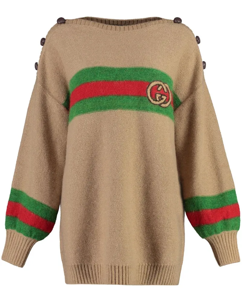 Gucci Gestrickter Rollkragenpullover - Braun Braun