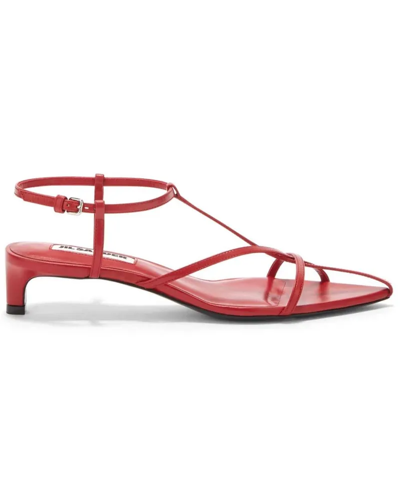 Jil Sander Spitze Sandalen - Rot Rot