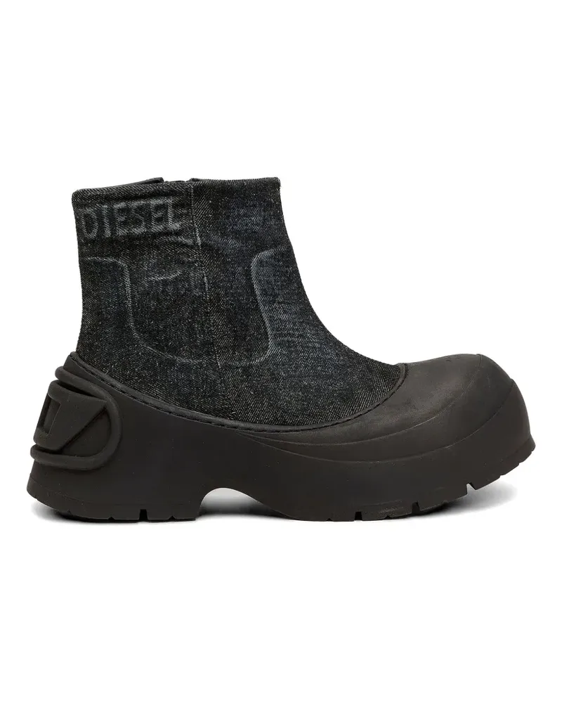 Diesel D-DONALD ZIP MD boots - Schwarz Schwarz