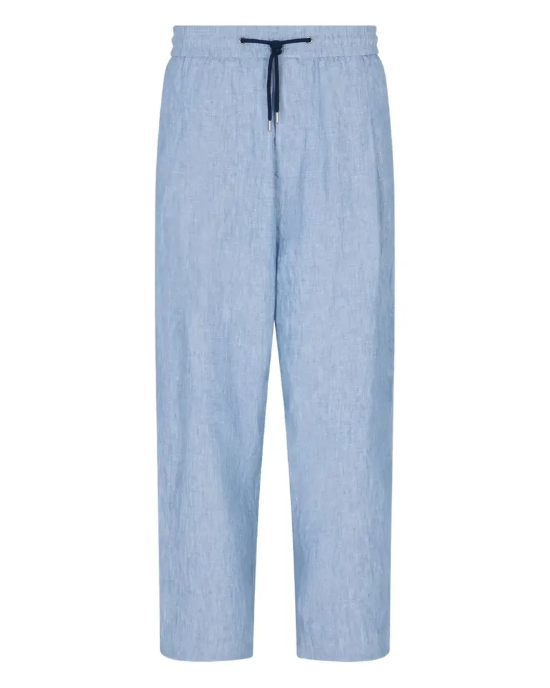 Giorgio Armani Hose mit Kordelzug - Blau Blau
