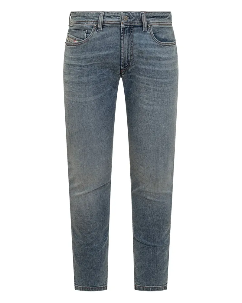 Diesel 1979 Sleenker logo-plaque jeans - Blau Blau