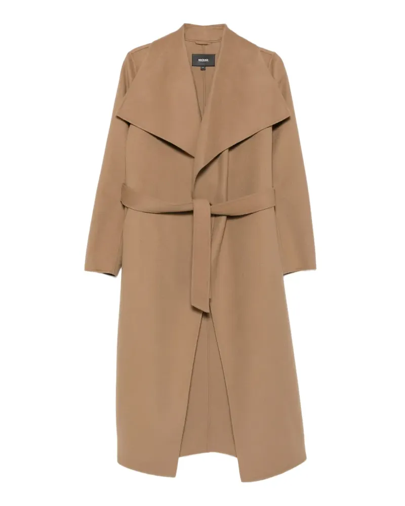 Mackage Mai Wollmantel mit Gürtel - Nude Nude