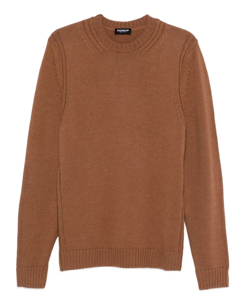 Dondup ribbed crew-neck sweater - Braun Braun