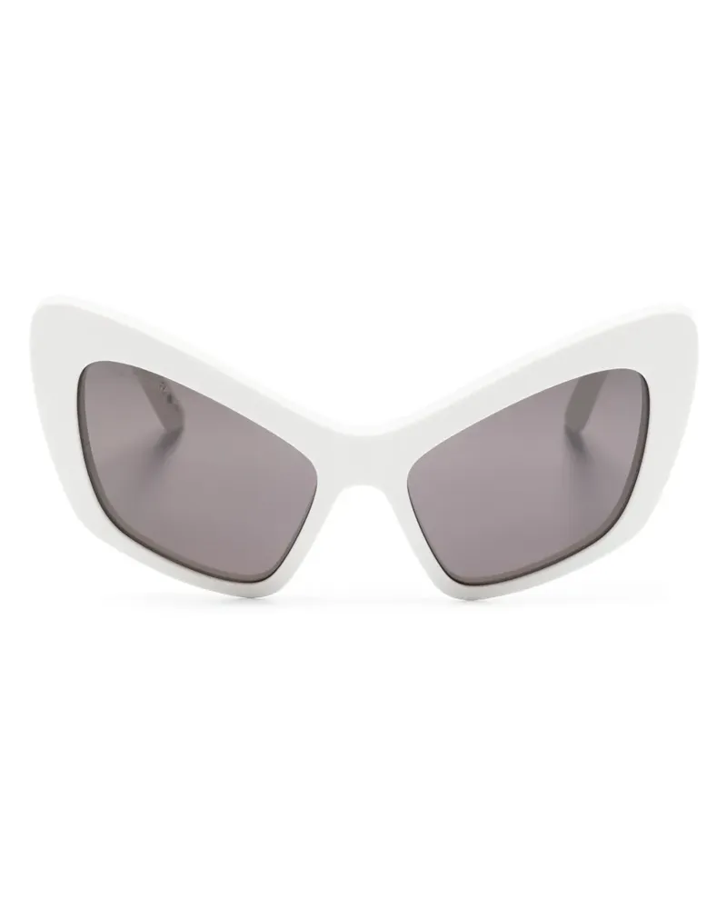 Balenciaga Monaco Cat-Eye-Sonnenbrille - Weiß Weiß