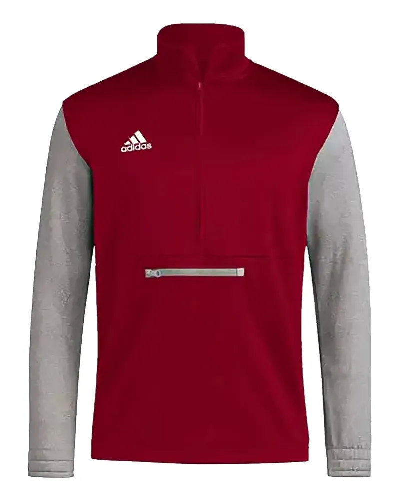 adidas Jacke mit Logo-Print - Rot Rot