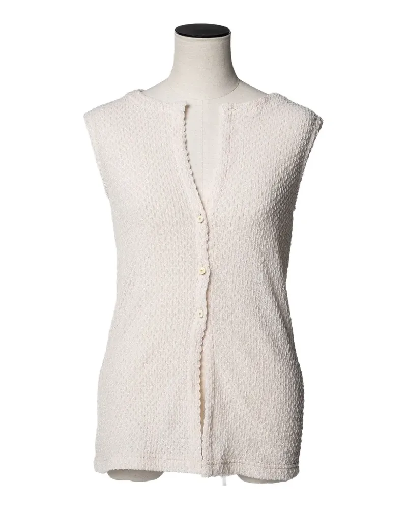 Muller of Yoshiokubo Frost sleeveless vest - Nude Nude