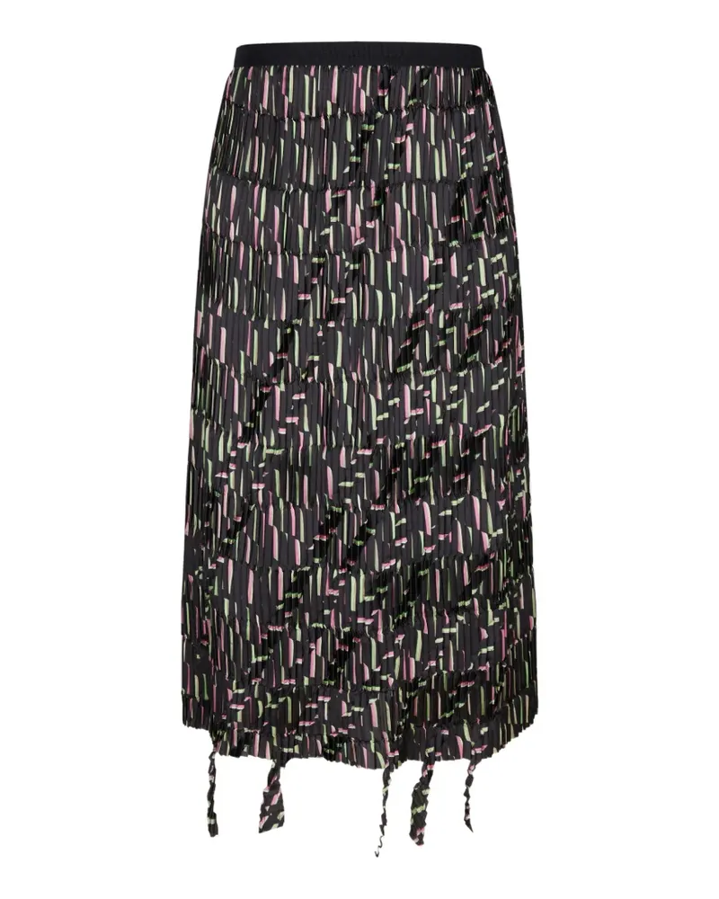 JNBY Midirock mit Print - Schwarz Schwarz