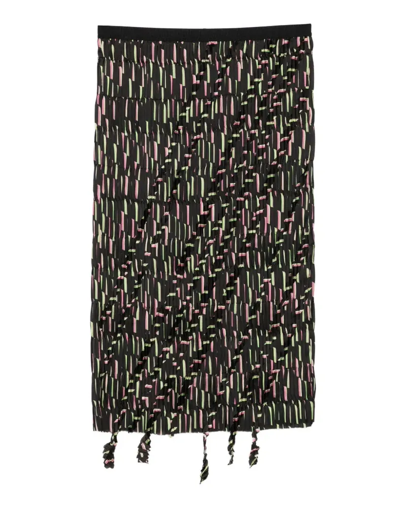 JNBY Midirock mit Print - Schwarz Schwarz