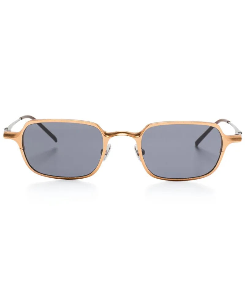 RIGARDS Sonnenbrille mit eckigem Gestell - Gold Gold