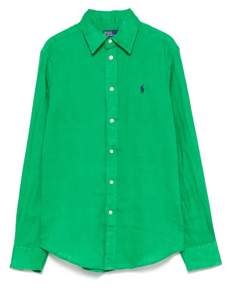 Ralph Lauren Hemd mit Polo Pony - Grün Grün