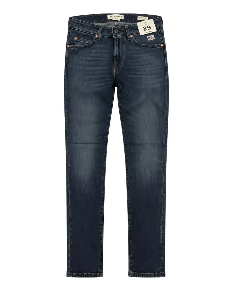 Roy Roger's whiskering-effect jeans - Blau Blau